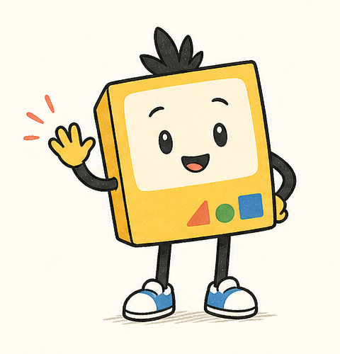 MultiplyBox mascot waving